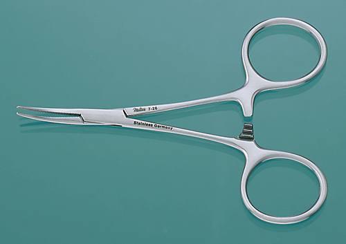 Forceps Mosquito Hartman Curved ** Special Order - Non Stocked Item ** by Integra York PA, Inc. (Miltex)  ID 7-26